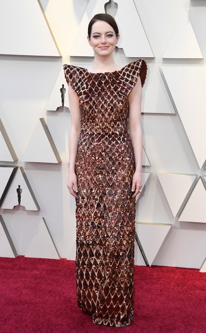 Emma Stone, 2019 Oscars, 2019 Academy Awards, Red Carpet Fashions